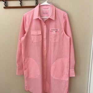 Vineyard Vines Harbor Button Down Cover-up